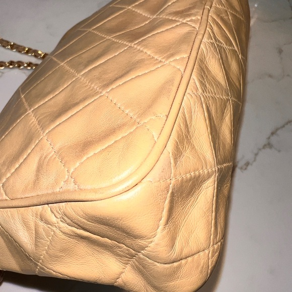 Chanel Quilted Tassel Camera Case Bag / shoulder bag color beige/tan
was $1495 - Picture 9 of 16